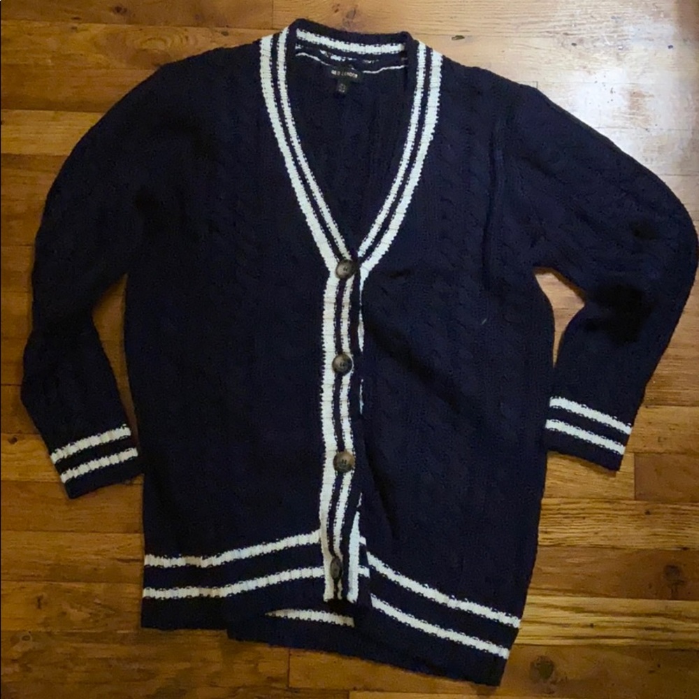 NWOT Nasty Gal navy sweater